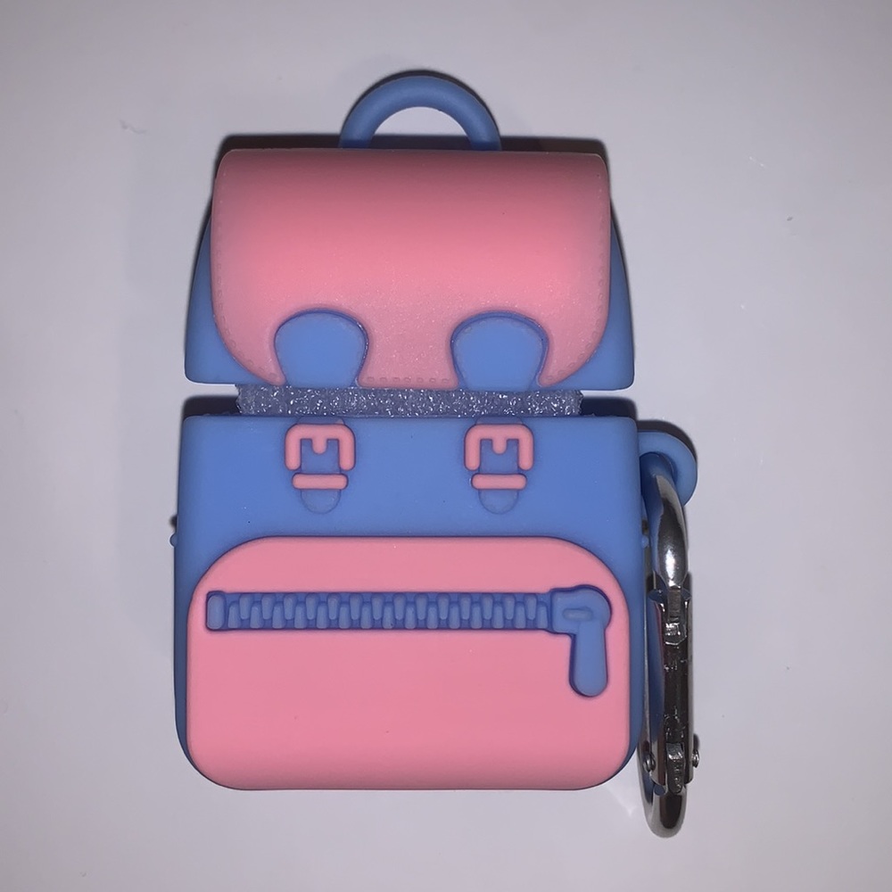 Blue Mini Backback AirPods Case Cover